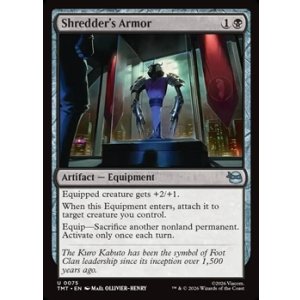 画像: 【英語Foil】シュレッダーの甲冑/Shredder's Armor