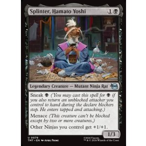 画像: 【英語Foil】スプリンター、ハマト・ヨシ/Splinter, Hamato Yoshi