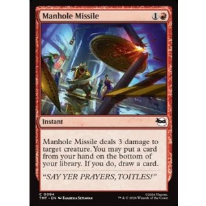 画像: 【英語Foil】マンホールミサイル/Manhole Missile