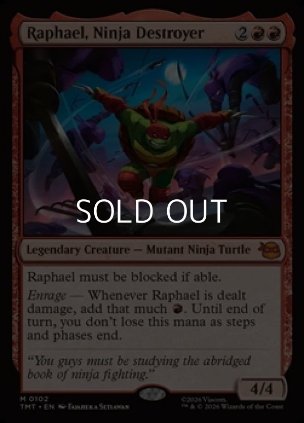 画像1: 【英語】破壊のニンジャ、ラファエロ/Raphael, Ninja Destroyer (1)