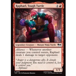 画像: 【英語Foil】タフなタートル、ラファエロ/Raphael, Tough Turtle
