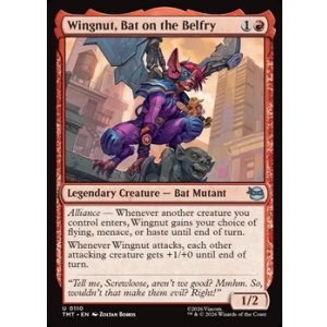 画像: 【英語Foil】風変わりなコウモリ、ウィングナット/Wingnut, Bat on the Belfry