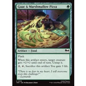 画像: 【英語Foil】ワカモレとマシュマロのピザ/Guac & Marshmallow Pizza