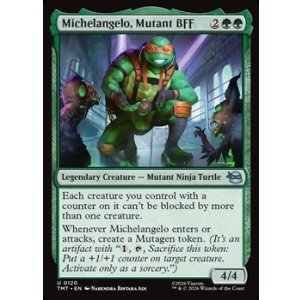 画像: 【英語Foil】ミュータントの親友、ミケランジェロ/Michelangelo, Mutant BFF
