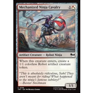 画像: 【英語Foil】ニンジャのメカ騎兵/Mechanized Ninja Cavalry