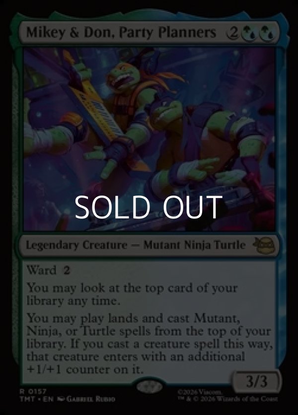 画像1: 【英語Foil】パーティーはおまかせ、マイキーとドニー/Mikey & Don, Party Planners (1)