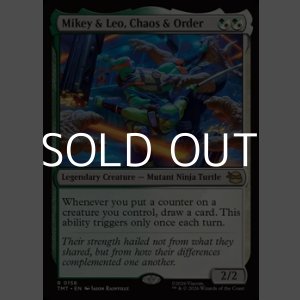 画像: 【英語Foil】混沌と秩序、マイキーとレオ/Mikey & Leo, Chaos & Order