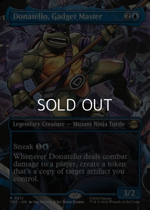 画像1: ☆特殊枠【英語Foil】ガジェットマスター、ドナテロ/Donatello, Gadget Master (1)