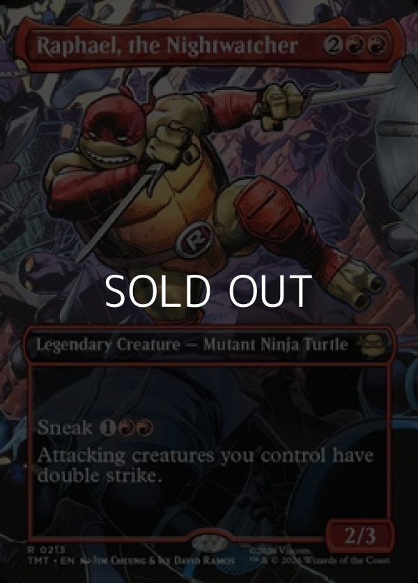 画像1: ☆特殊枠【英語Foil】ナイトウォッチャー、ラファエロ/Raphael, the Nightwatcher (1)