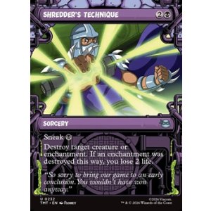 画像: ☆特殊枠【英語Foil】シュレッダーの奥義/Shredder's Technique