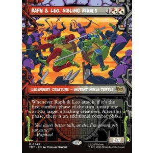 画像: ☆特殊枠【英語Foil】兄弟でありライバル、ラフとレオ/Raph & Leo, Sibling Rivals