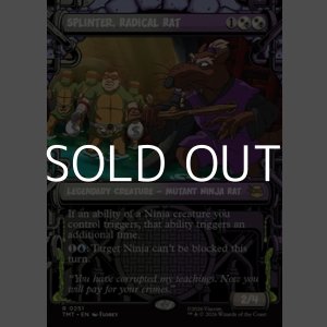 画像: ☆特殊枠【英語Foil】乱暴鼠、スプリンター/Splinter, Radical Rat