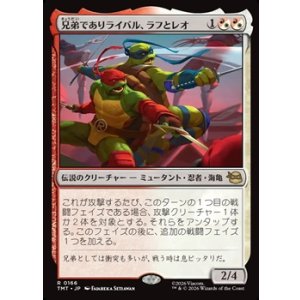 画像: 【日本語】兄弟でありライバル、ラフとレオ/Raph & Leo, Sibling Rivals