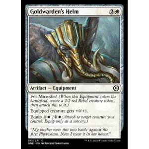 画像: 【英語】黄金守護の兜/Goldwarden's Helm