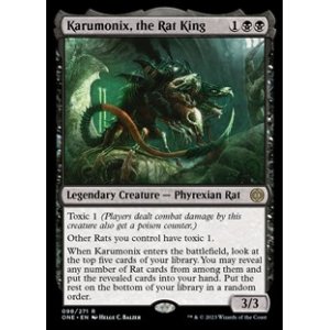 画像: 【英語Foil】ネズミの王、カルモニクス/Karumonix, the Rat King