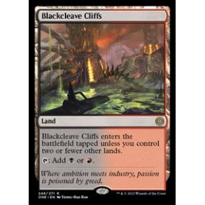 画像: 【英語】黒割れの崖/Blackcleave Cliffs