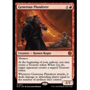 画像: ☆特殊枠【英語】気前のいい略取者/Generous Plunderer