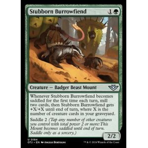 画像: 【英語】頑固な穴掘り悪鬼/Stubborn Burrowfiend