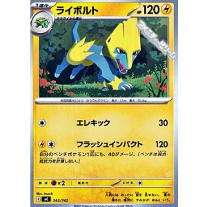 画像: 【ノーマル】ライボルト