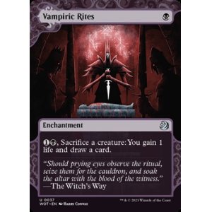 画像: ☆特殊枠【英語】吸血の儀式/Vampiric Rites