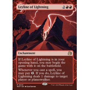画像: ☆特殊枠【英語】稲妻の力線/Leyline of Lightning