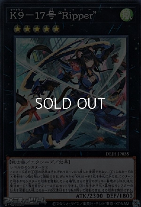 画像1: 【スーパーレア】K9－17号 “Ripper” (1)