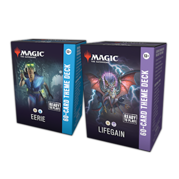 画像1: 【英語】マジック：ザ・ギャザリング ストリクスヘイヴンの秘密 60-Card Theme Deck「EERIE」＆「LIFEGAIN」2種各1個セット (1)