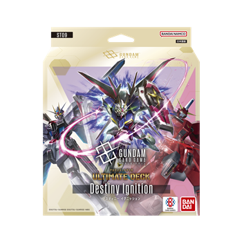 画像1: （本商品をご注文の際は入金期限にご注意ください）【ガンダムカードゲーム】アルティメットデッキ Destiny Ignition [ST09] (1)
