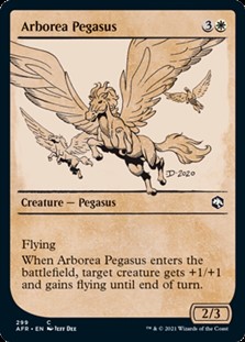 画像1: ☆特殊枠【英語】アルボレーアのペガサス/Arborea Pegasus (1)