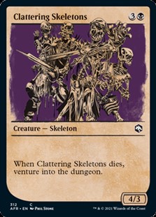 特殊枠 英語 かたつく骸骨 Clattering Skeletons アメニティードリーム通販部