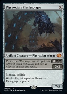 画像1: 【英語】ファイレクシアの肉体喰らい/Phyrexian Fleshgorger (1)