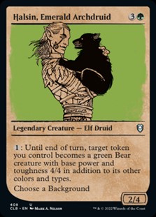 画像1: ☆特殊枠【英語】エメラルドの大ドルイド、ハルシン/Halsin, Emerald Archdruid (1)
