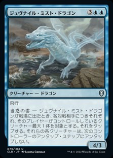 画像1: 【日本語】ジュヴナイル・ミスト・ドラゴン/Juvenile Mist Dragon (1)