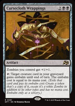 画像1: 【英語Foil】呪い布の包帯/Cursecloth Wrappings (1)