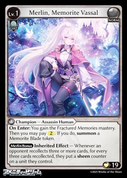 画像1: 【EN】Merlin, Memorite Vassal (1)