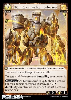 画像1: 【EN】Tor, Realmwalker Colossus (1)
