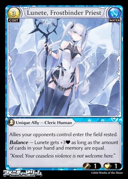 画像1: 【EN】Lunete, Frostbinder Priest (1)
