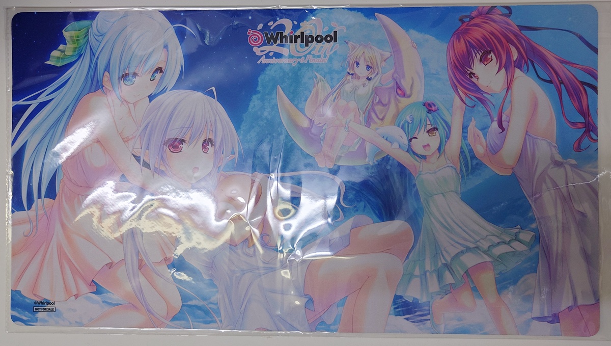 画像1: 【Lyceeサプライ】 特製ラバーマット  Whirlpool 20th Anniversary & Finale! (毛玉のポコ＆モコ) (1)