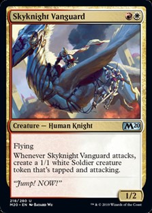 画像1: 【英語】空騎士の先兵/Skyknight Vanguard (1)