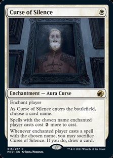 英語foil 静寂の呪い Curse Of Silence アメニティードリーム通販部