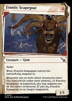画像1: ☆特殊枠【英語】狂乱逃走する山羊/Frantic Scapegoat (1)