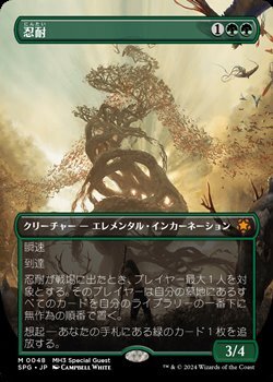 画像1: ☆特殊枠【日本語】忍耐/Endurance (1)