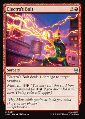 画像1: 【英語】エレクトロの電撃/Electro's Bolt (1)