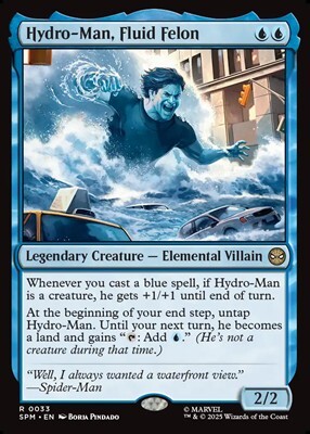 画像1: 【英語Foil】液状の重罪犯、ハイドロマン/Hydro-Man, Fluid Felon (1)