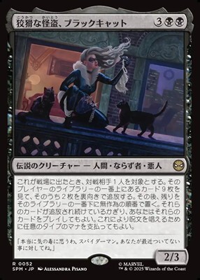 画像1: 【日本語】狡猾な怪盗、ブラックキャット/Black Cat, Cunning Thief (1)