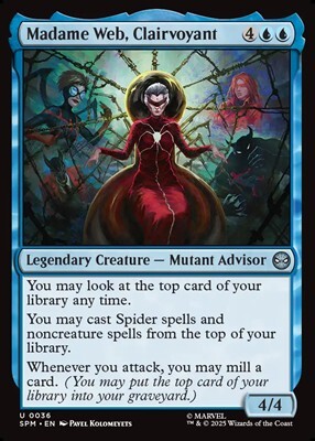 画像1: 【英語】予知能力者、マダム・ウェブ/Madame Web, Clairvoyant (1)