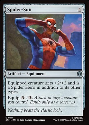 画像1: 【英語Foil】スパイダースーツ/Spider-Suit (1)