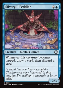 画像1: 【英語Foil】銀エラの行商人/Silvergill Peddler (1)