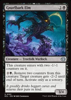 画像1: 【英語Foil】節くれ皮の楡/Gnarlbark Elm (1)