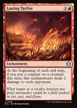 画像1: 【英語Foil】燃え尽きぬタール火/Lasting Tarfire (1)